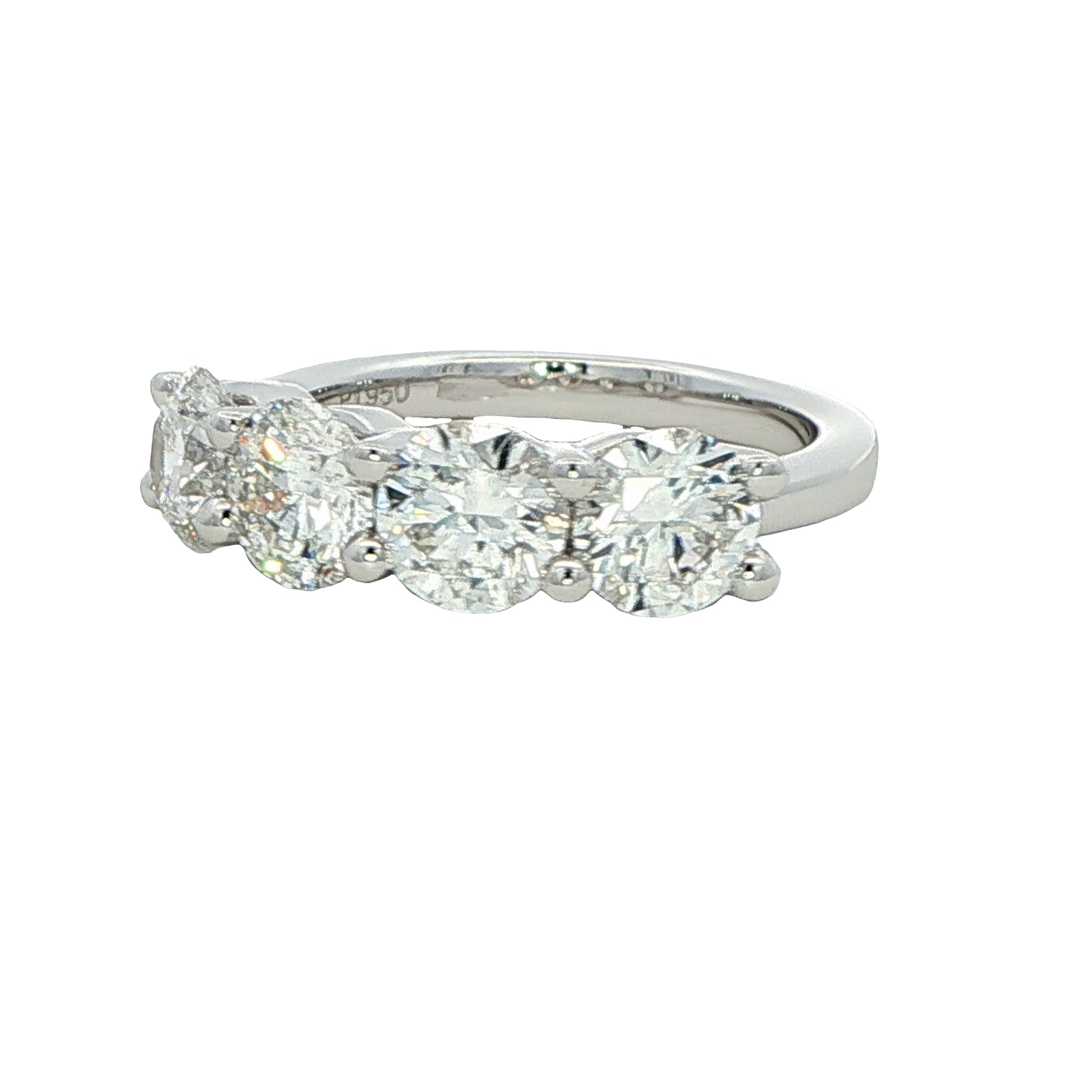 Round Brilliant Cut Diamond 4 Stone Ring - 2.80cts Gardiner Brothers