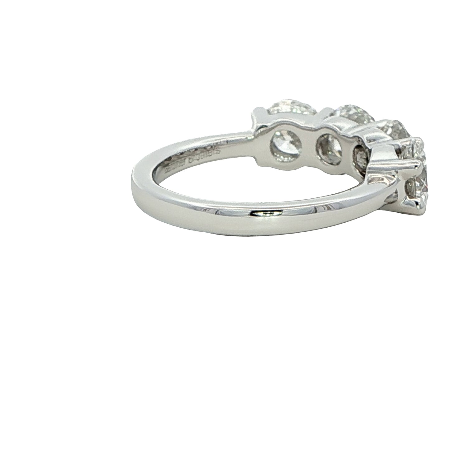 Round Brilliant Cut Diamond 4 Stone Ring - 2.80cts Gardiner Brothers