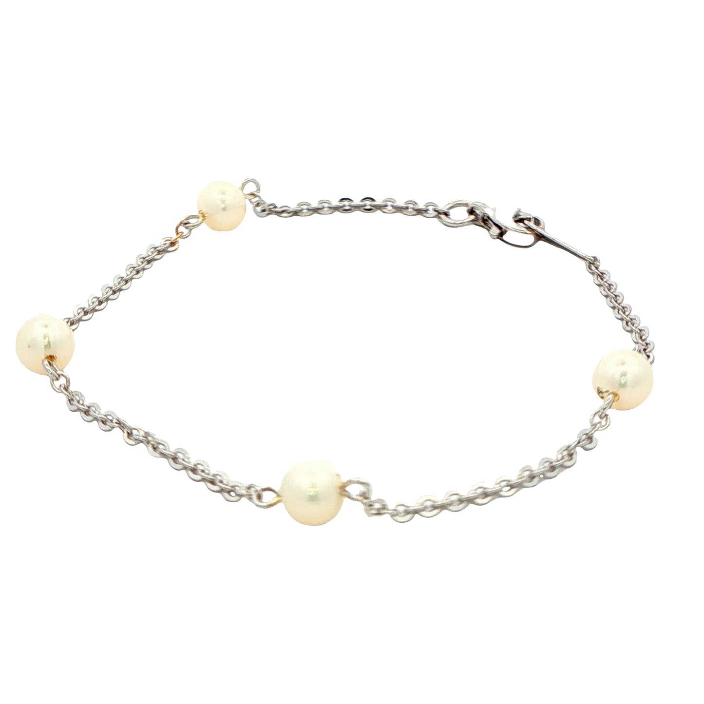 White Gold Pearl Bracelet Gardiner Brothers