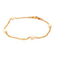 Yellow Gold Pearl Bracelet Gardiner Brothers