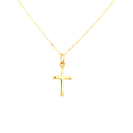 Yellow Gold Cross Pendant Gardiner Brothers