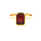 Octagonal Shaped Garnet Ring Gardiner Brothers