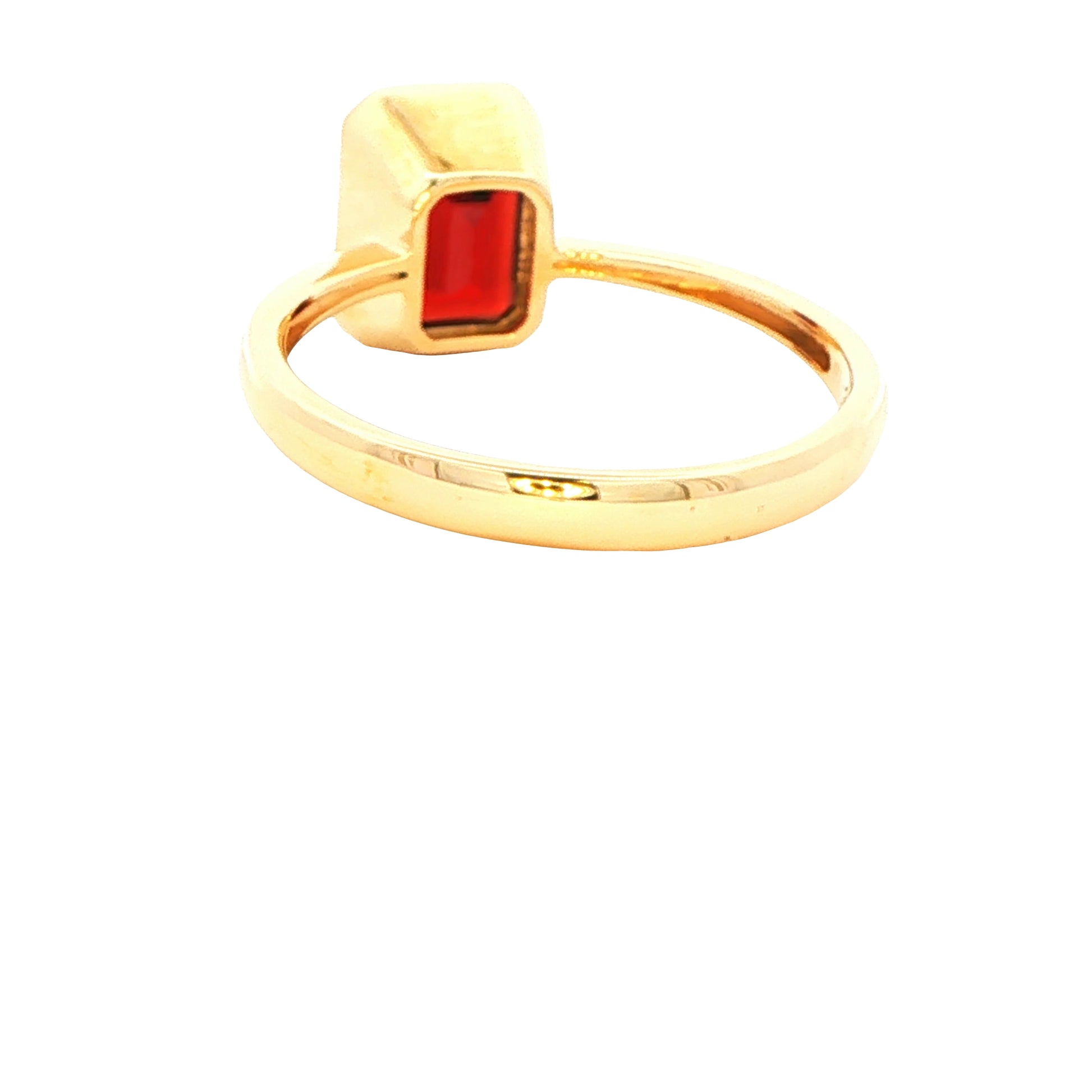 Octagonal Shaped Garnet Ring Gardiner Brothers