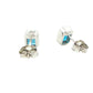 Octagonal Shaped London Blue Topaz Earrings Gardiner Brothers