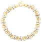 Yellow and White Gold Fancy Link Bracelet Gardiner Brothers