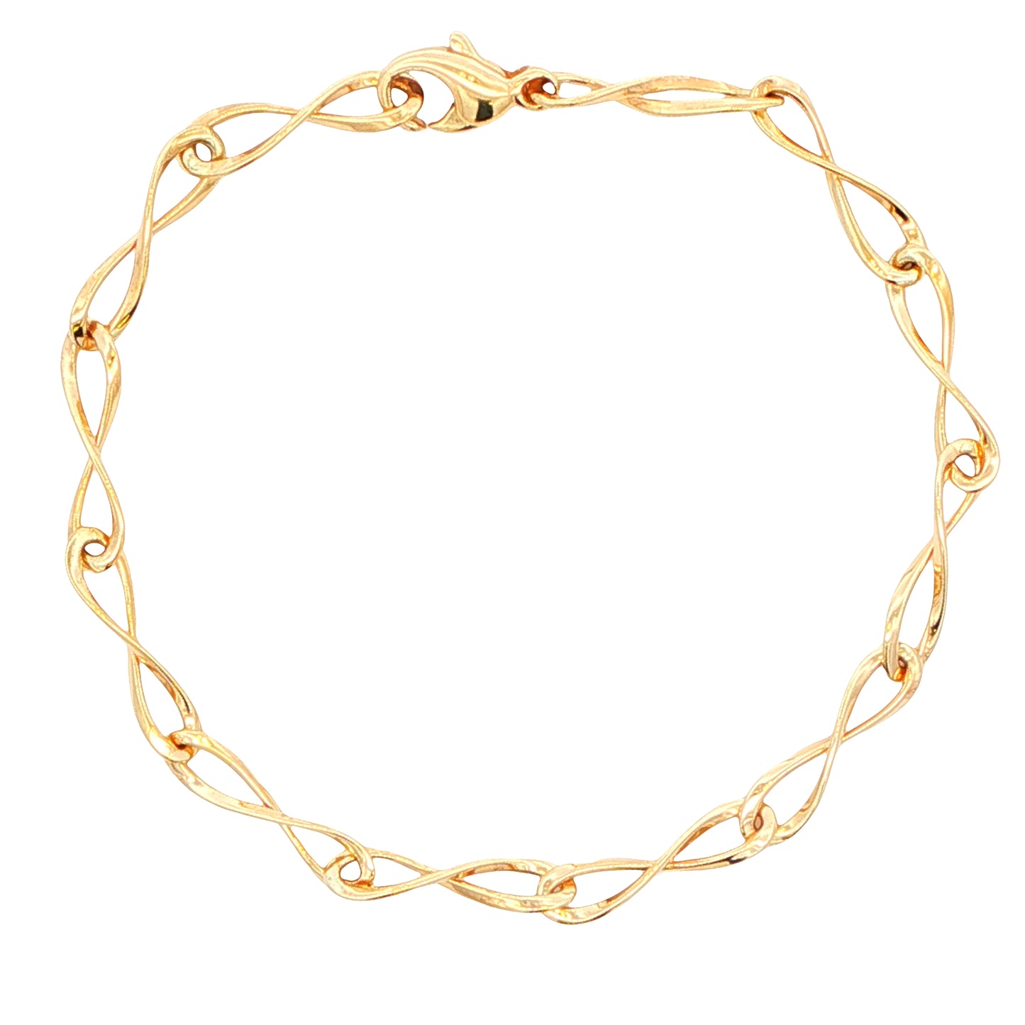Yellow Gold Figure of 8 Bracelet Gardiner Brothers