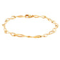 Yellow Gold Figure of 8 Bracelet Gardiner Brothers
