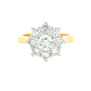 Round Brilliant Cut 9 Diamond Cluster Ring - 1.61cts Gardiner Brothers