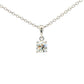 Round Brilliant Cut Diamond Solitaire Pendant - 0.50cts Gardiner Brothers