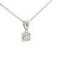 Round brilliant cut diamond solitaire pendant - 1.00cts Gardiner Brothers