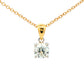 Round Brilliant cut diamond solitaire pendant - 1.00cts Gardiner Brothers