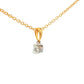 Round Brilliant Cut Diamond Solitaire Pendant - 0.20cts Gardiner Brothers