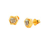 Lab Grown Hexagonal Cut Diamond Solitaire Earrings - 1.40cts Gardiner Brothers
