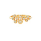 Yellow Gold Round Brilliant Cut Diamond Bubble Style Ring - 0.15cts Gardiner Brothers