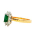 Emerald and Diamond Cluster Style Ring Gardiner Brothers