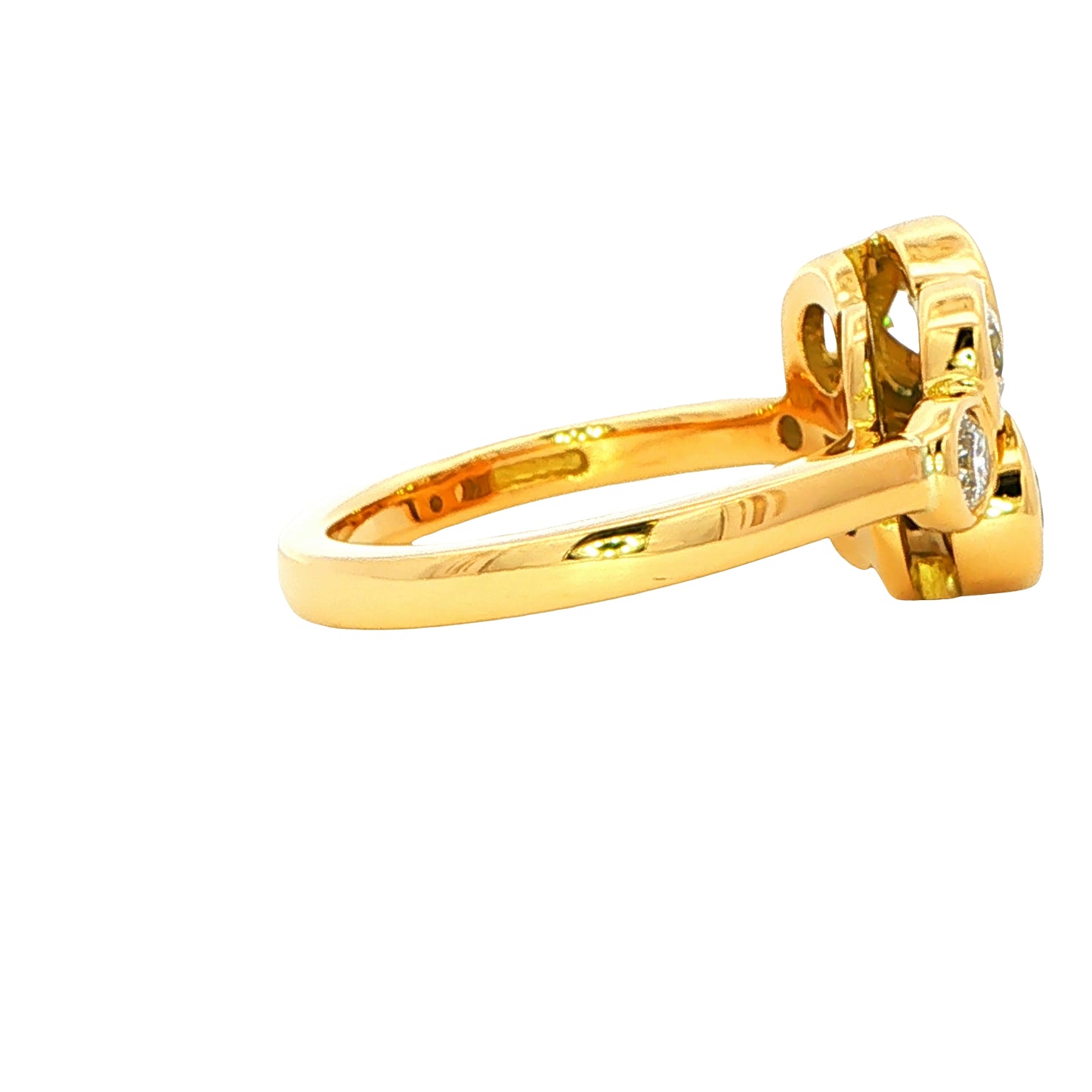 Round Brilliant Cut Diamond Bubble Style Ring - 1.82cts Gardiner Brothers