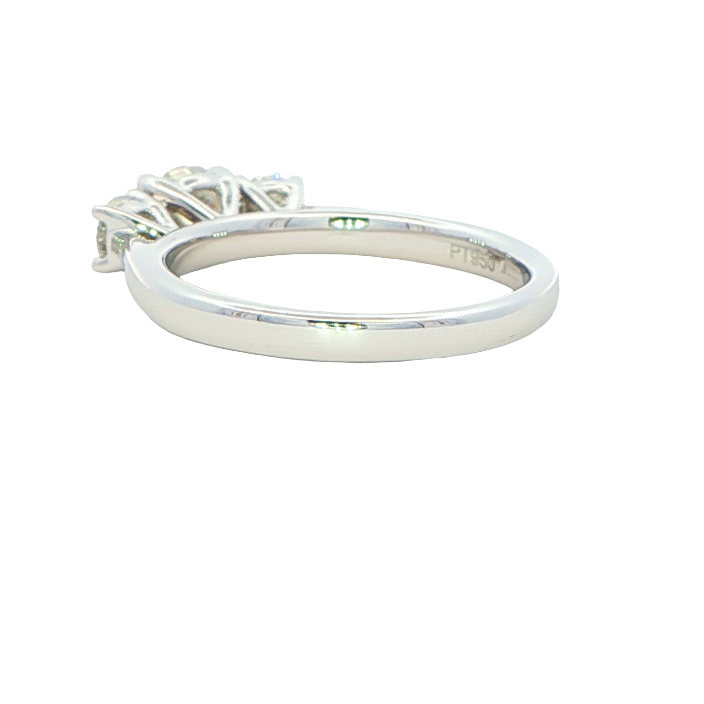 Round Brilliant cut Diamond 3 Stone Ring - 1.00cts Gardiner Brothers