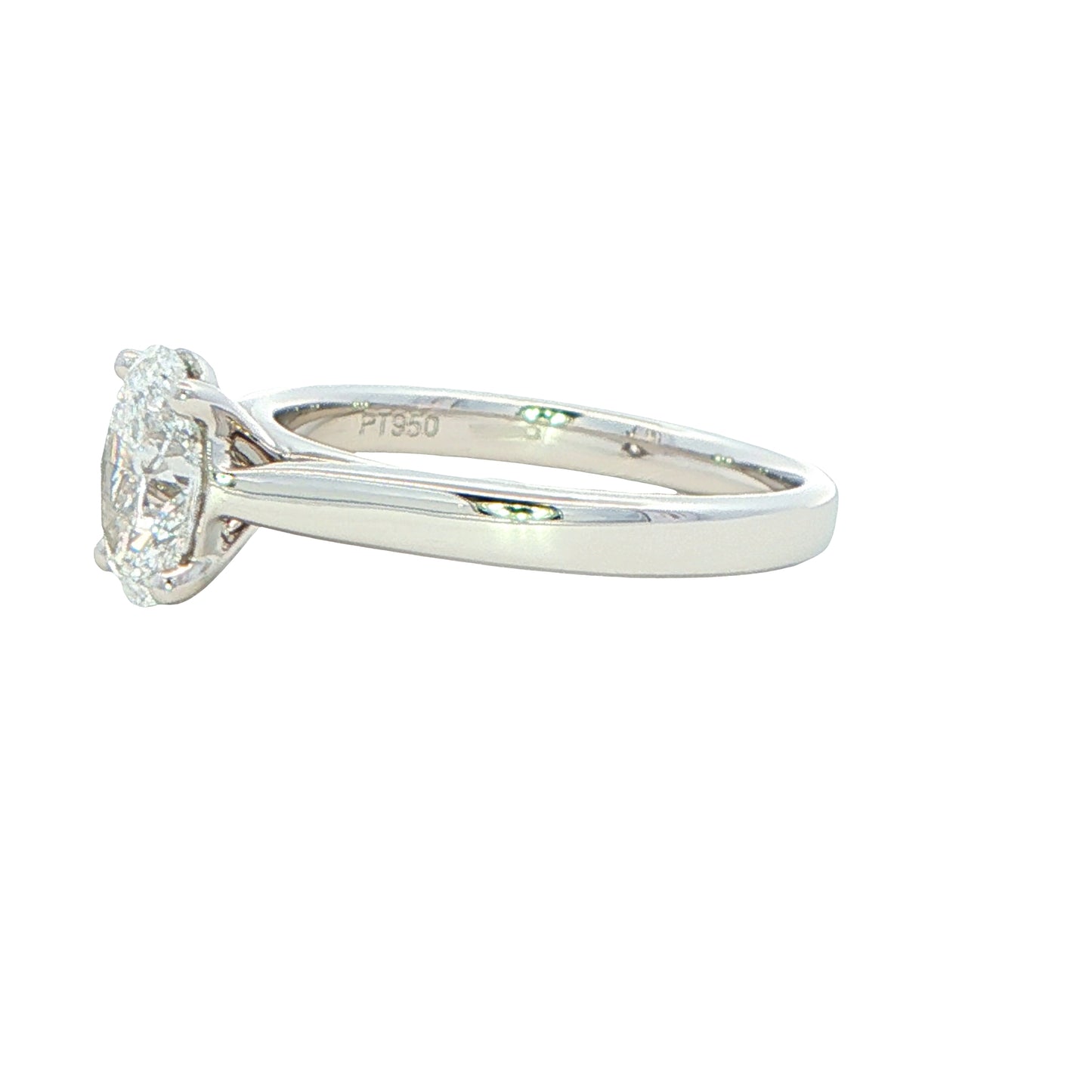 Oval Shaped Diamond Solitaire Ring - 1.00cts Gardiner Brothers
