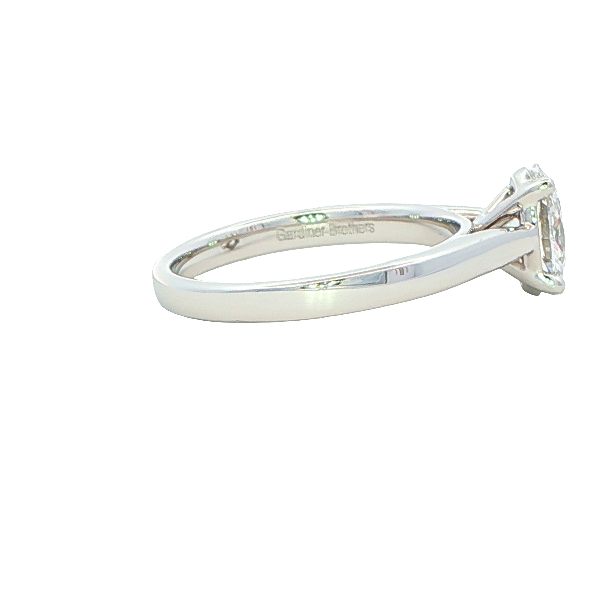 Oval Shaped Diamond Solitaire Ring - 1.00cts Gardiner Brothers