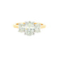 Oval shaped diamond 3 stone ring - 1.62cts Gardiner Brothers