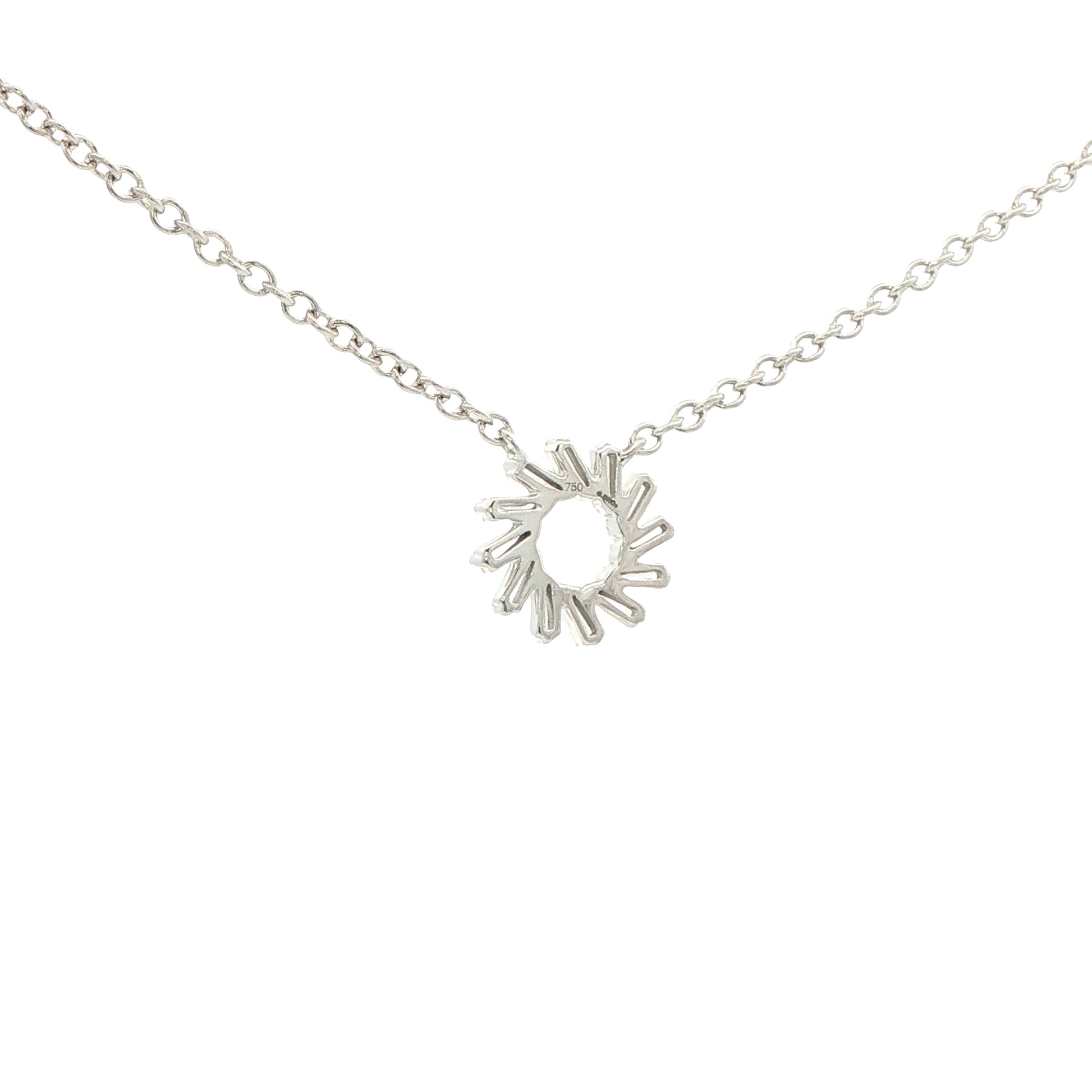 Baguette Cut Diamond Fancy Circle Pendant Gardiner Brothers