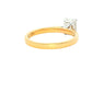 Radiant cut diamond solitaire ring - 1.03cts
