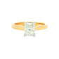 Radiant Cut Diamond Solitaire Ring - 1.00cts