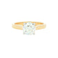 Round brilliant cut diamond solitaire ring - 1.20cs