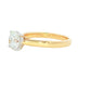 Round brilliant cut diamond solitaire ring - 1.20cs