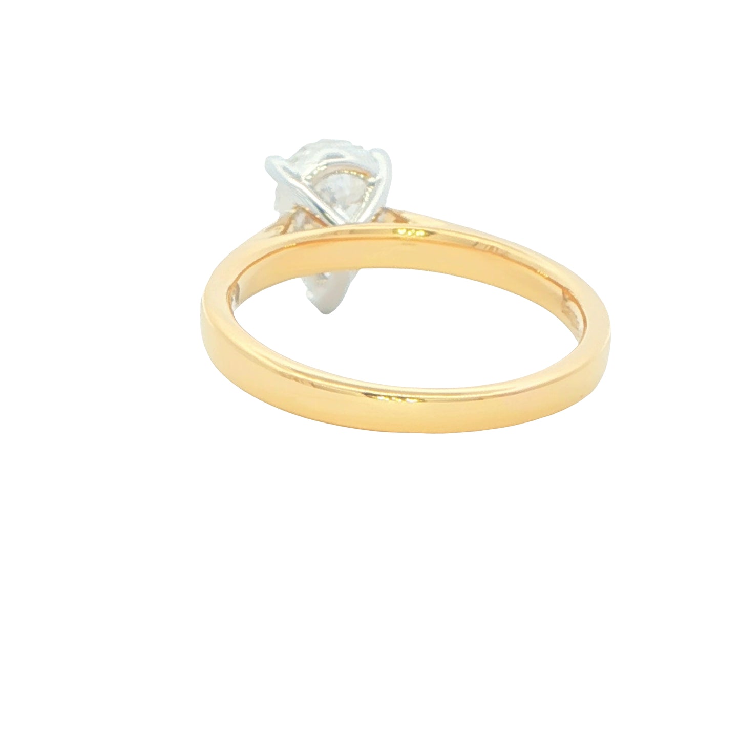 Pear Shaped Diamond Solitaire Ring - 1.20cts