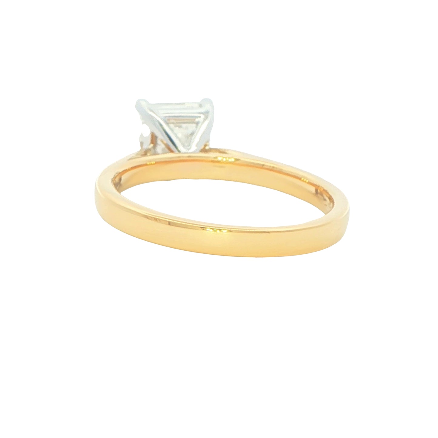 Radiant Cut Diamond Solitaire Ring - 1.51cts