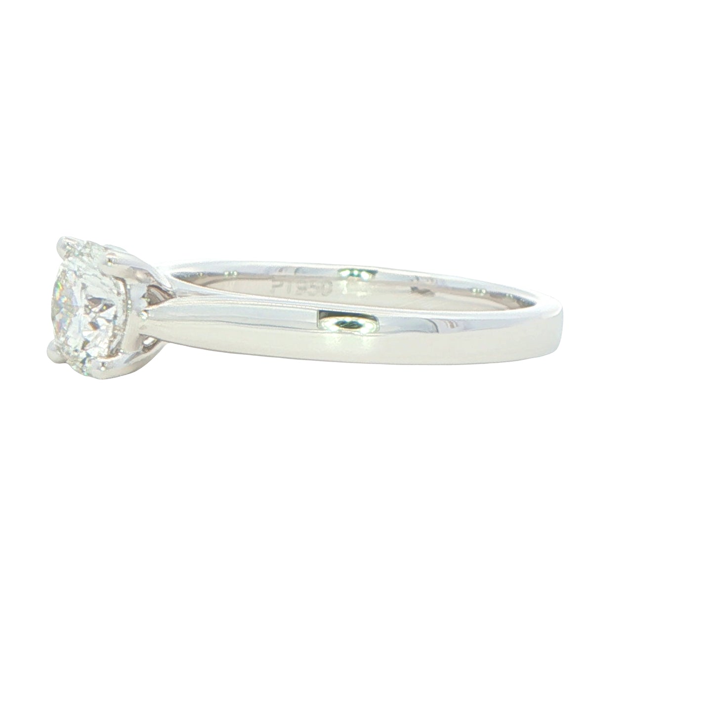 Round brilliant cut diamond solitaire ring - 0.80cts Gardiner Brothers