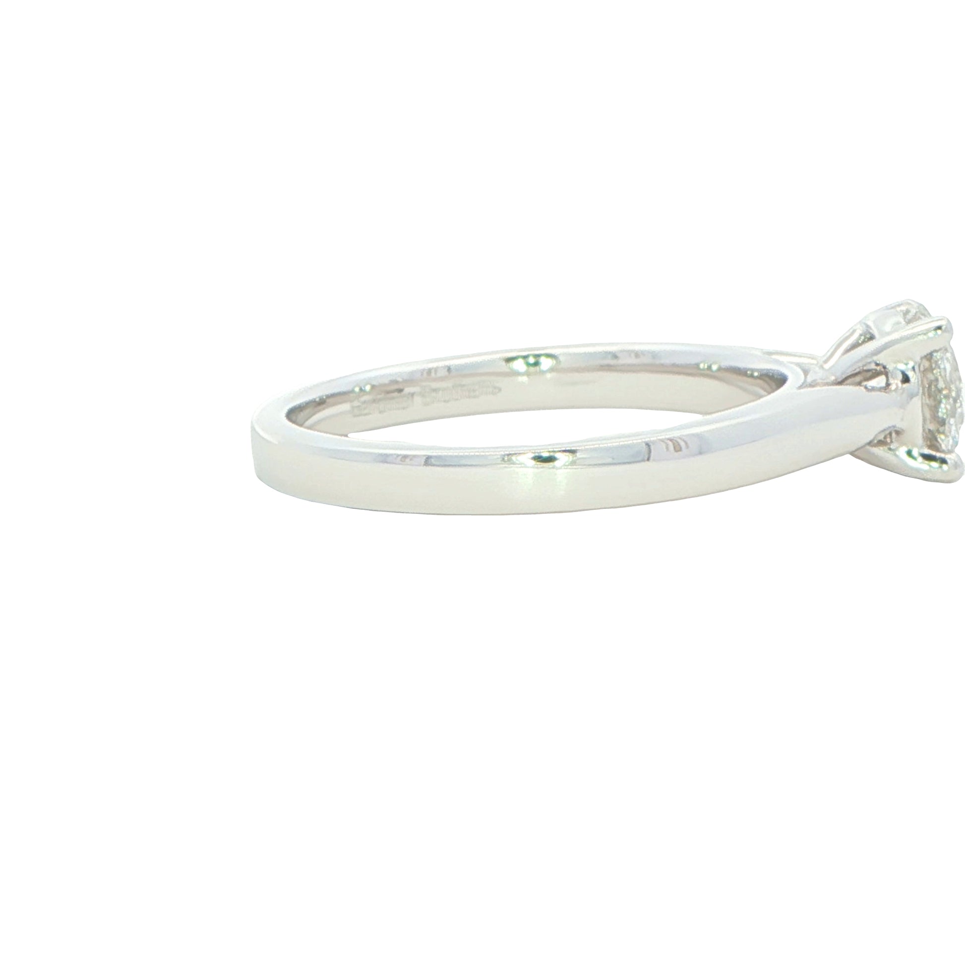 Round brilliant cut diamond solitaire ring - 0.80cts Gardiner Brothers