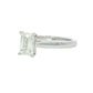 Emerald Cut Diamond Solitaire Ring - 1.21cts