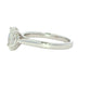 Oval shaped diamond solitaire ring - 1.20cts