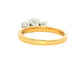Oval Shaped Diamond 3 Stone Ring - 1.18cts