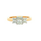Radiant Cut Diamond 3 Stone Ring - 0.90cts Gardiner Brothers
