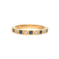 Square Sapphire and round brilliant cut diamond dress ring Gardiner Brothers