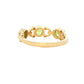 Peridot and round brilliant cut diamond dress ring Gardiner Brothers