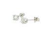 Round brilliant Cut Diamond Solitaire Earrings - 0.80cts Gardiner Brothers