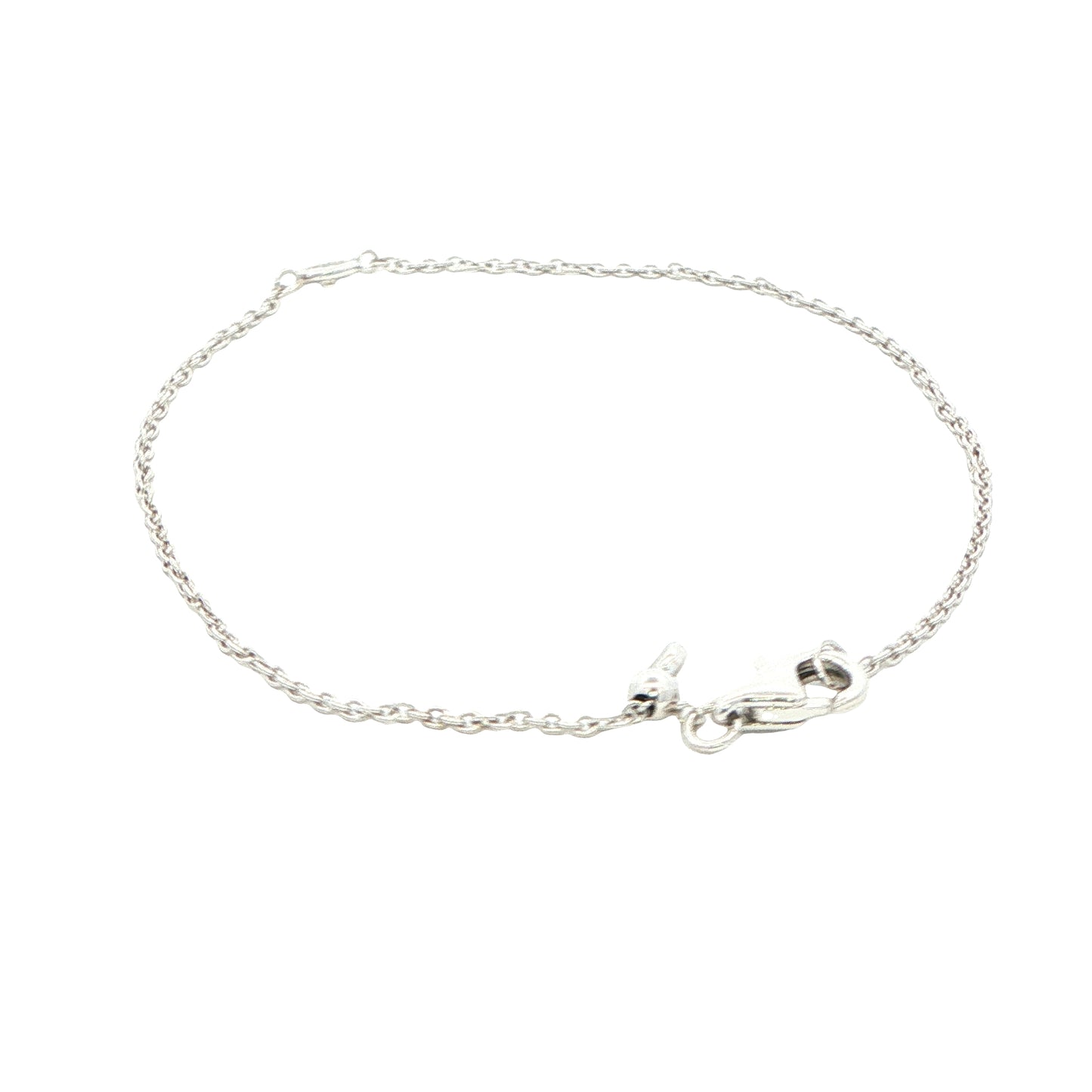 White gold single round brilliant cut diamond bracelet Gardiner Brothers