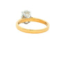Lab grown Oval Shaped Diamond Solitaire Ring with a hidden halo - 1.59cts Gardiner Brothers