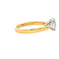 Lab grown Oval and Pear Shaped Diamond 3 Stone Ring - 1.32cts Gardiner Brothers
