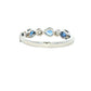 Sapphire and Diamond Vintage Style Eternity Ring Gardiner Brothers