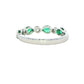 Emerald and Diamond Vintage Style Eternity Ring Gardiner Brothers