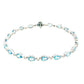 Pear Shaped Topaz and round brilliant cut diamond bracelet Gardiner Brothers