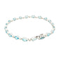 Pear Shaped Topaz and round brilliant cut diamond bracelet Gardiner Brothers