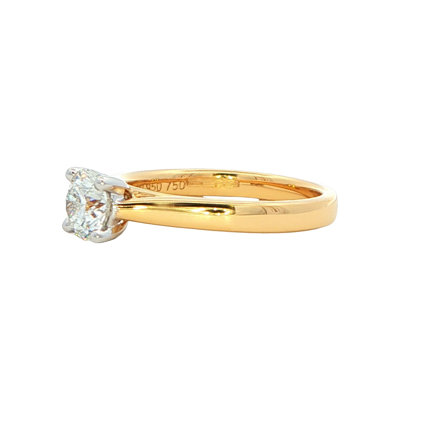 Round Brilliant Cut Diamond Solitaire Ring - 0.60cts gardiner-brothers