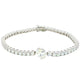 Lab Grown Oval and round brilliant cut diamond tennis bracelet - 8.00cts