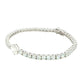 Lab Grown Oval and round brilliant cut diamond tennis bracelet - 8.00cts